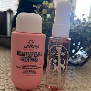 Sol de Janeiro Pink Belija Flor Elasti Body Wash & 68 Perfume Mist Duo